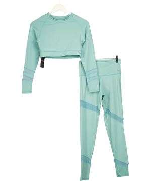 Sport FX Green Mesh Activewear Set UK 12