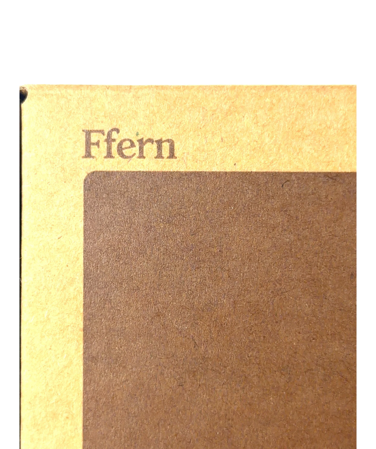 Ffern spring 23 Spring 23 organic eau de parfum, size 31ml — label