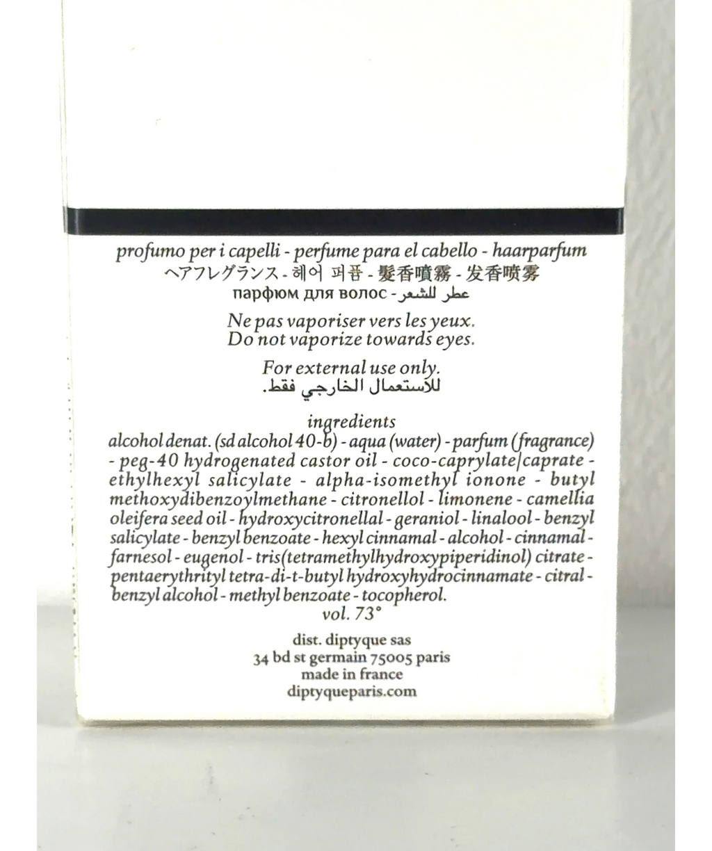 Diptyque Eau Capitale Hair Mist 30ml — Ingredients