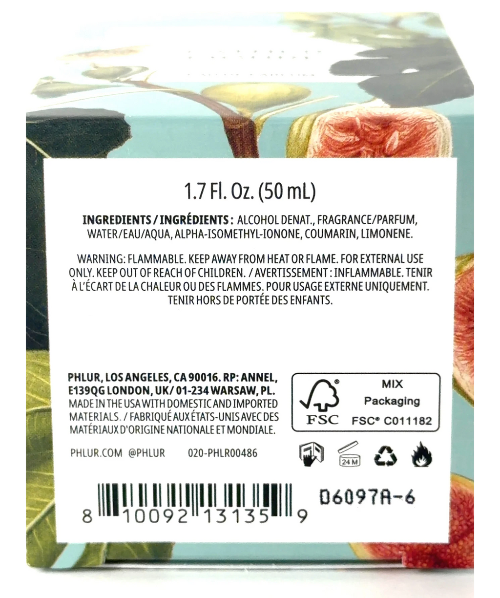 Phlur Father Figure Perfume 50ml — Ingredients