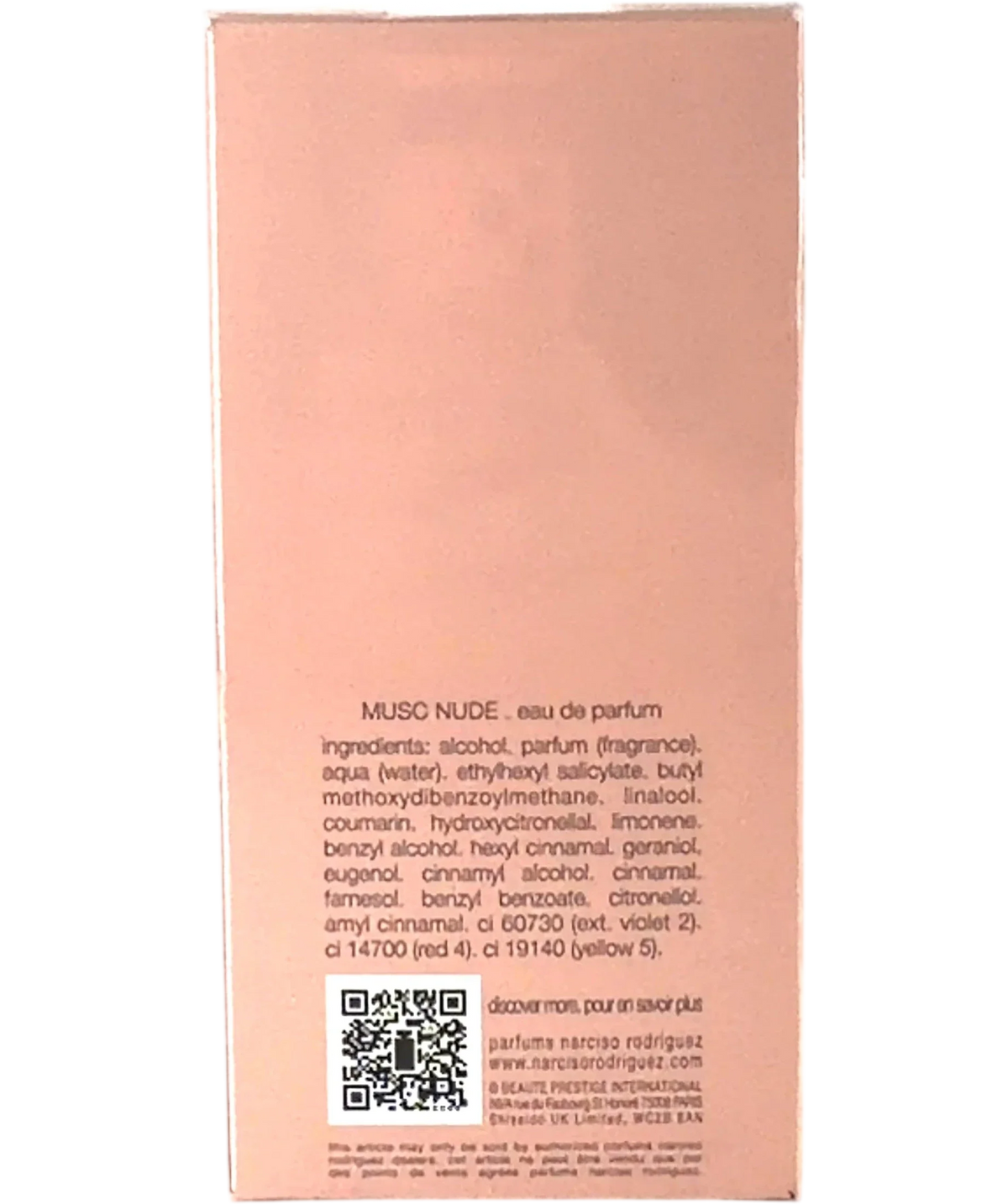 Narciso Rodriguez For Her Musc Nude 100ml — Back
