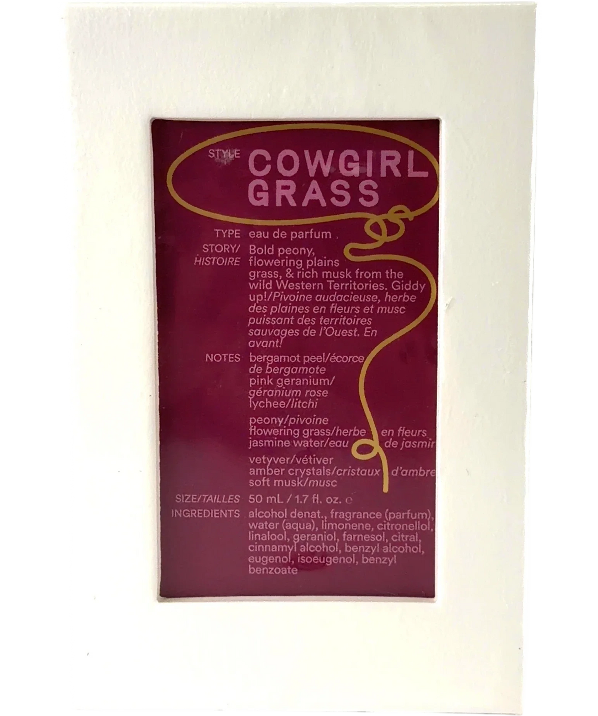 D.S. & Durga COWGIRL GRASS, size 50ml — front