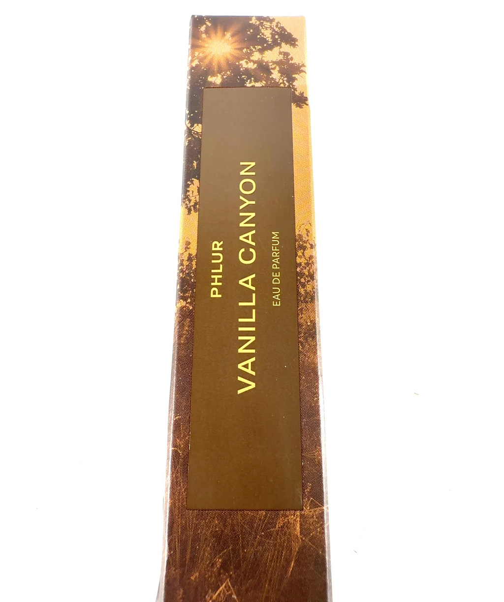 Phlur vanilla canyon Shade, size 9.5ml — label
