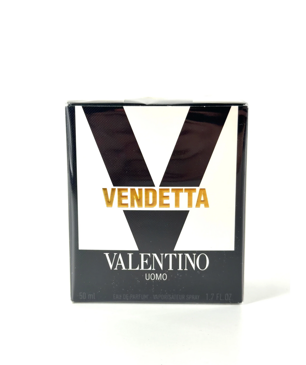 Valentino Vendetta Uomo, size 50ml — label