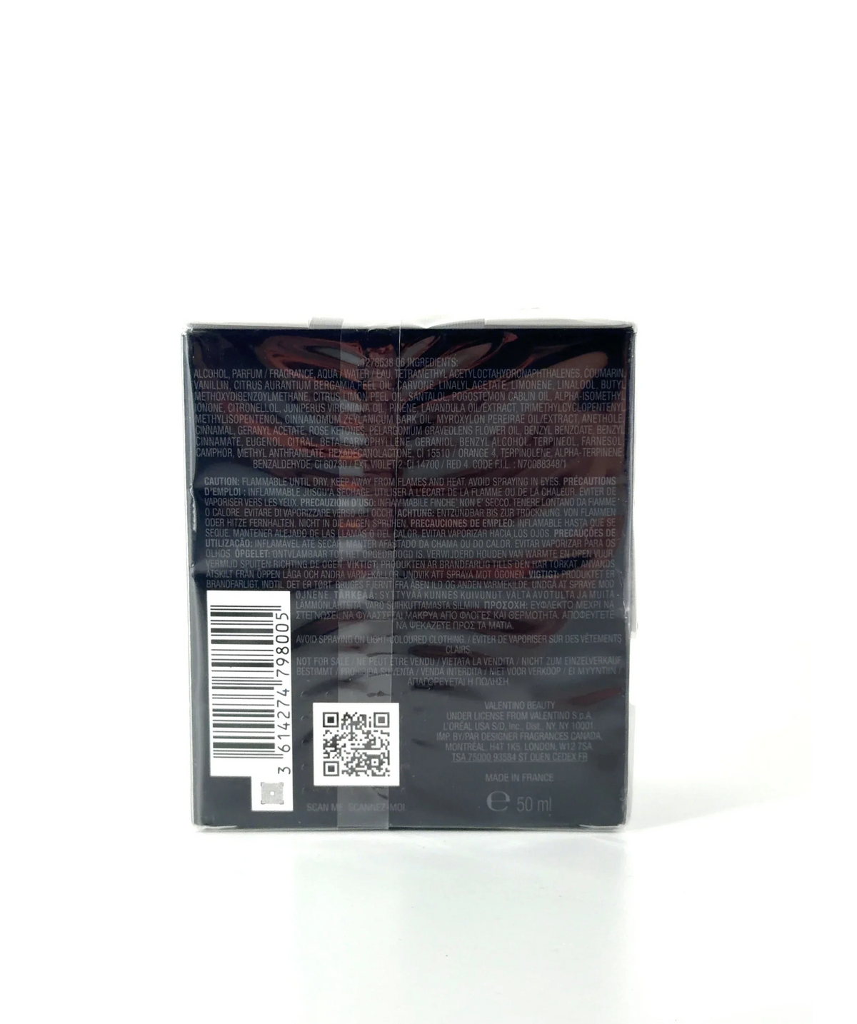 Vendetta Uomo Eau de Parfum Spray 50ml — Ingredients