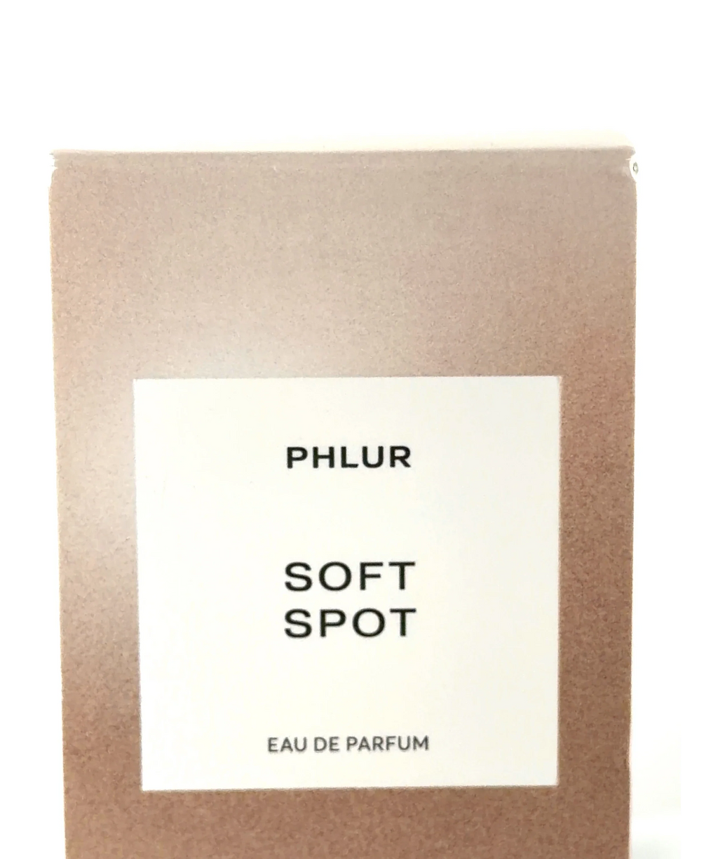 Phlur Soft Spot Eau de Parfum, size 50ml — label