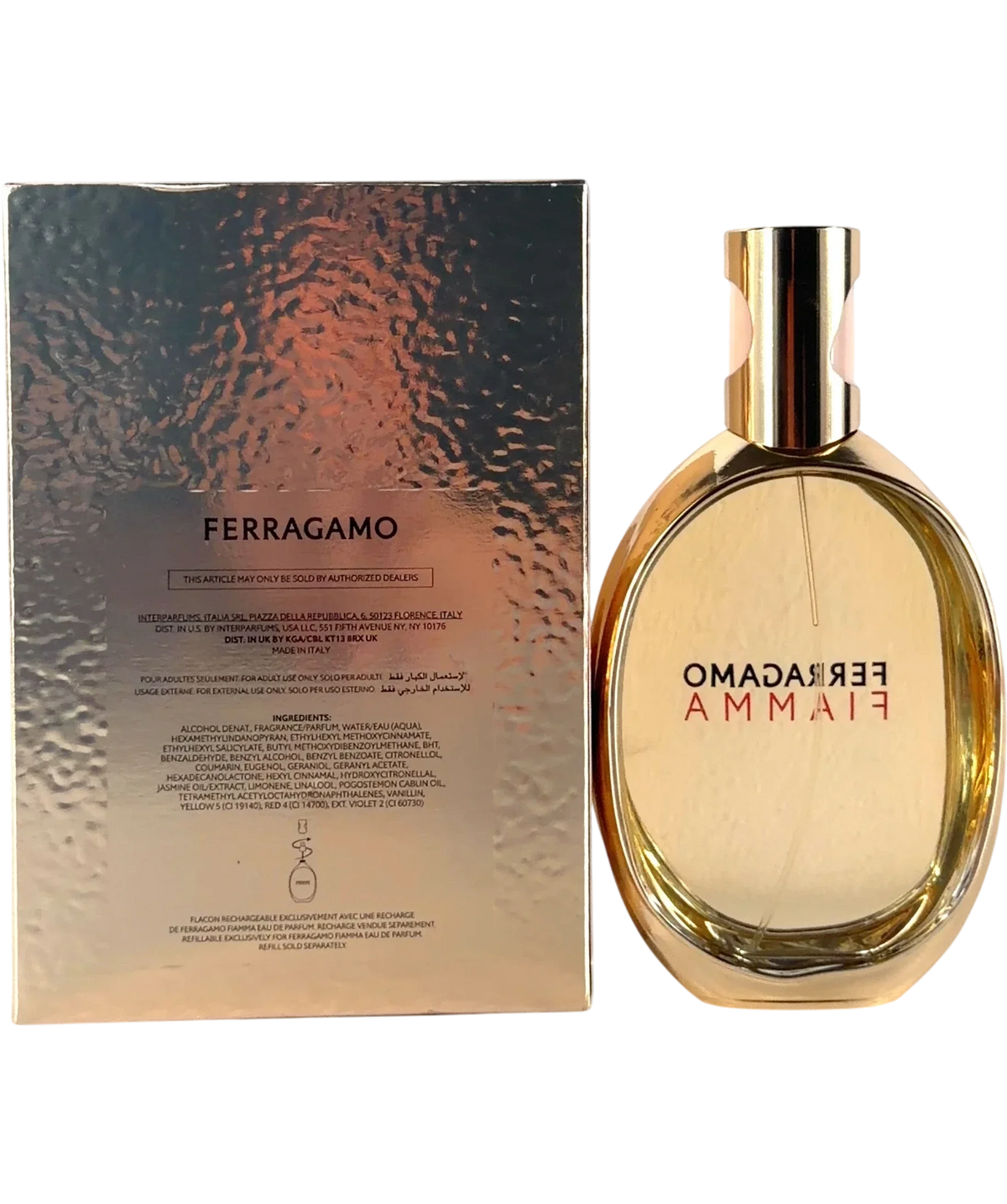 Ferragamo Fiamma eau De Parfum100ml — Back