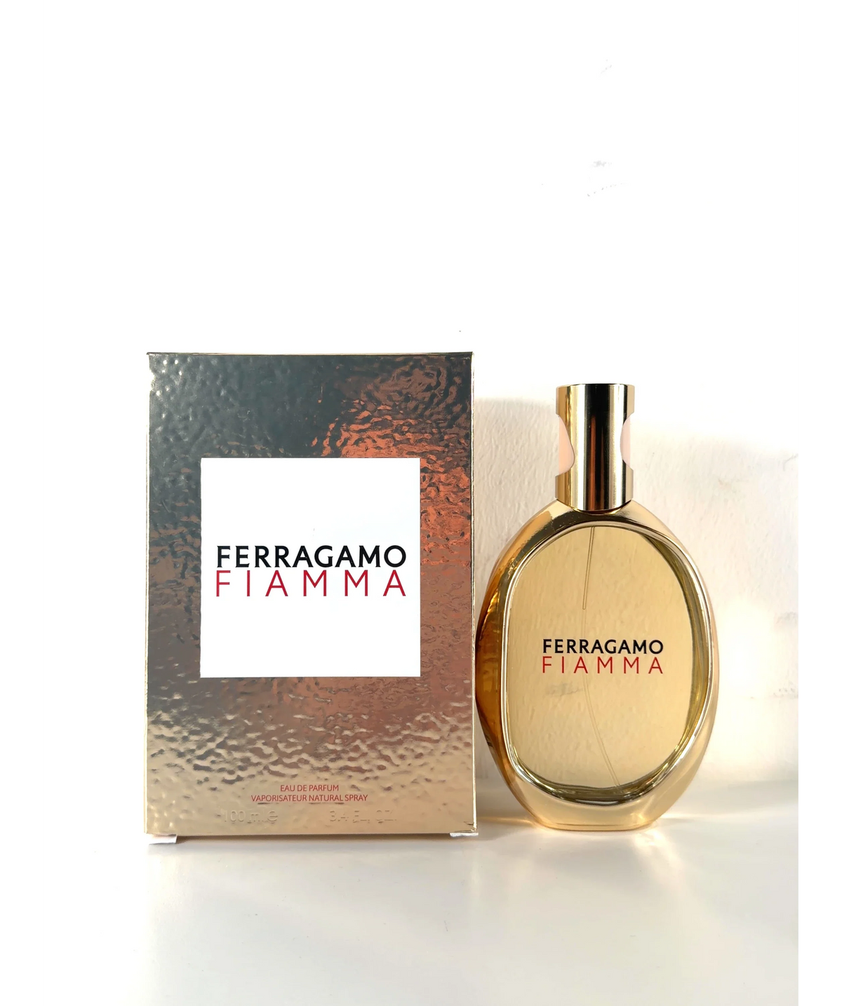 Ferragamo Fiamma, size 100ml — label