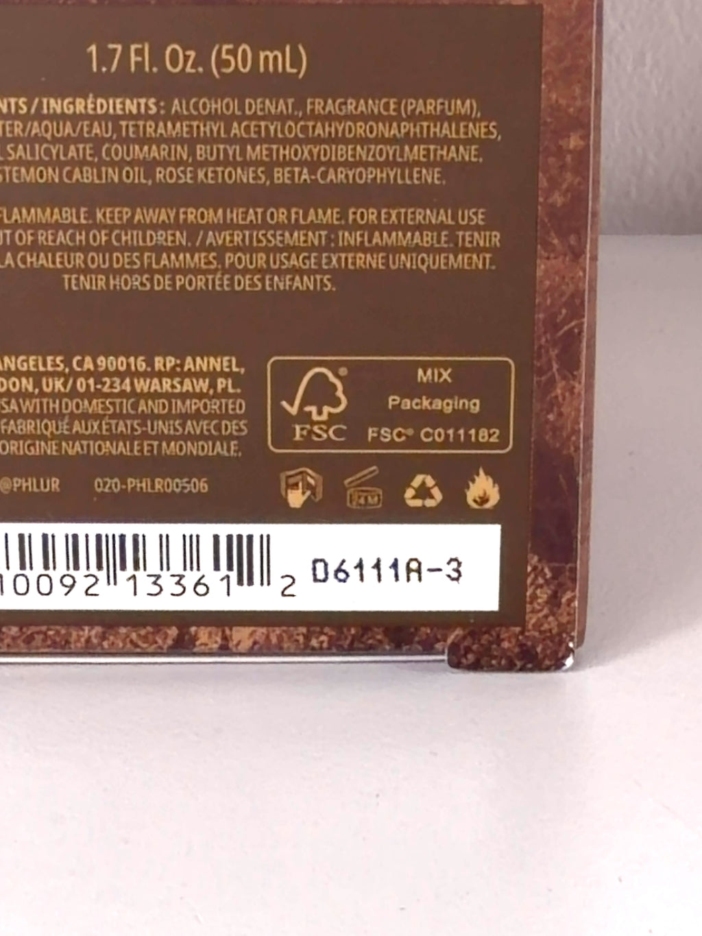 Phlur Shade, size 50ml — detail