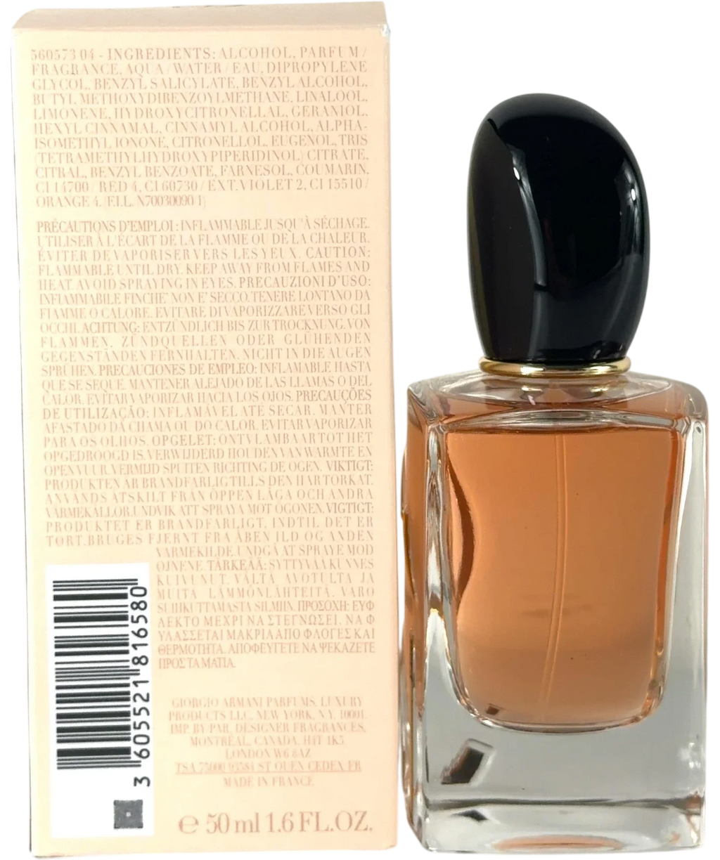 Giorgio Armani Si eau de parfum 50ml — Back