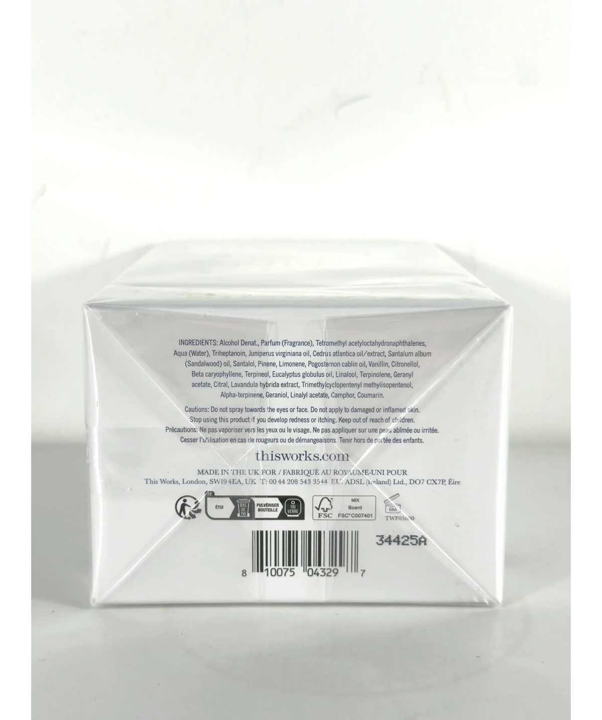 This Works Own Time Sandalwood Pink Pepper Perfume 50ml — Ingredients