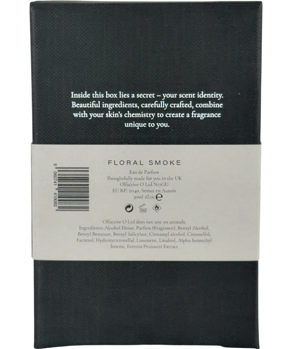 Olfactive O Floral Smoke Eau de Parfum, size 30ml — back
