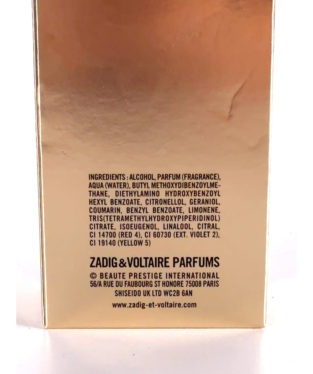 Zadig & Voltaire This Is Really Her EAU DE PARFUM INTENSE 50ml — Ingredients