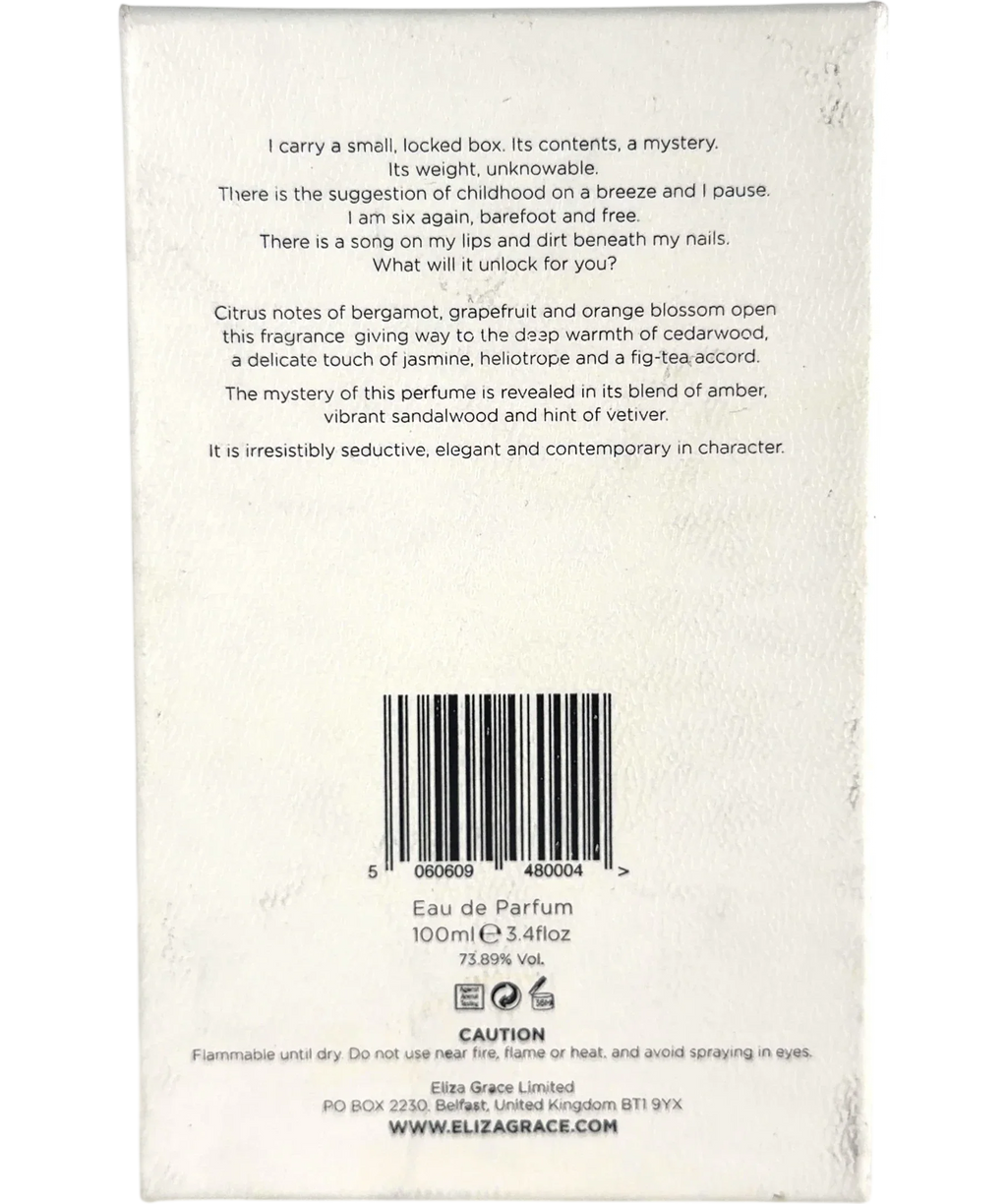 Stories by Eliza Grace Number 01 Perfume Box 100ml — Back