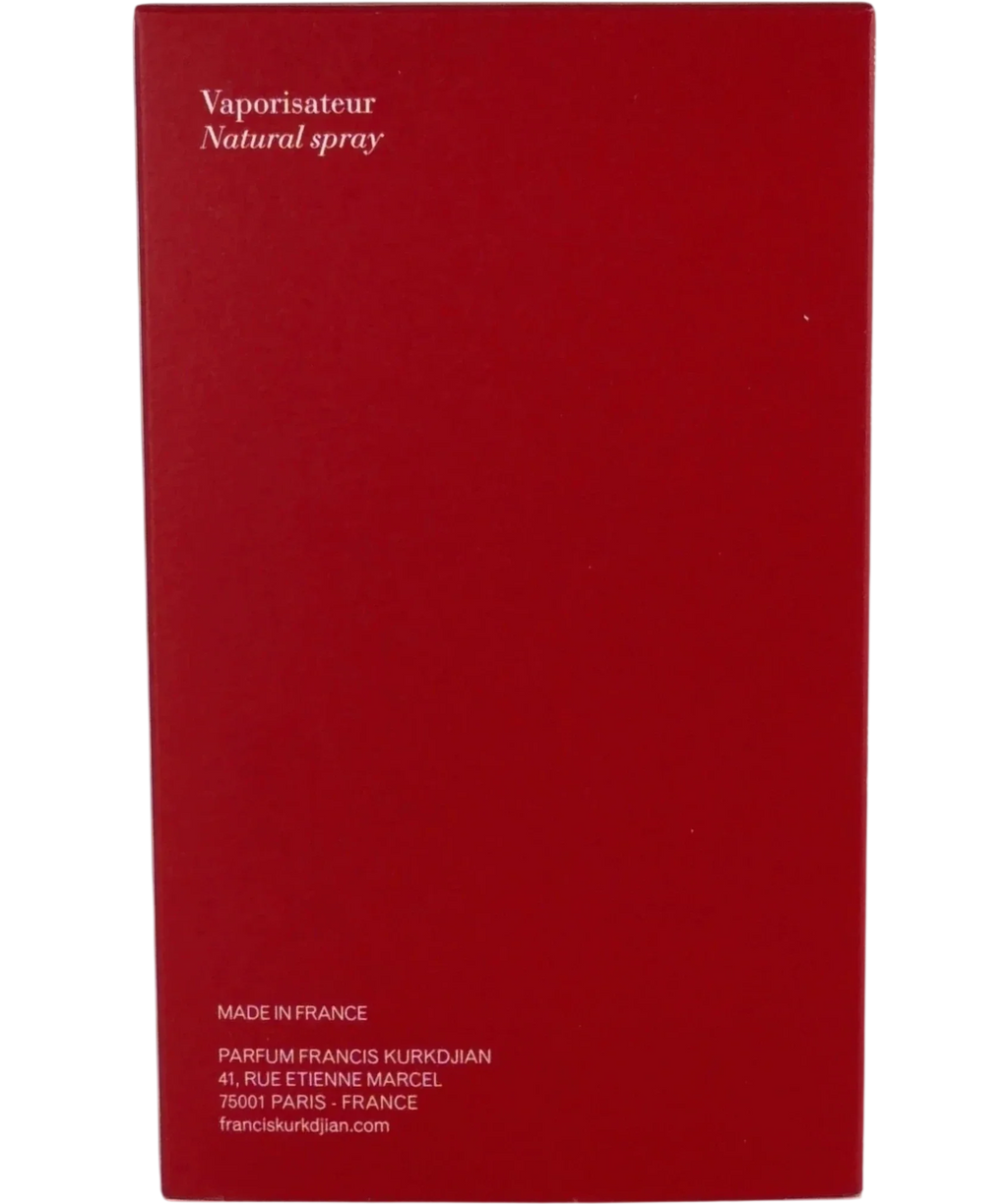 Maison Francis Kurkdjian Baccarat Rouge 540 Extrait de parfum, size 70ml — back