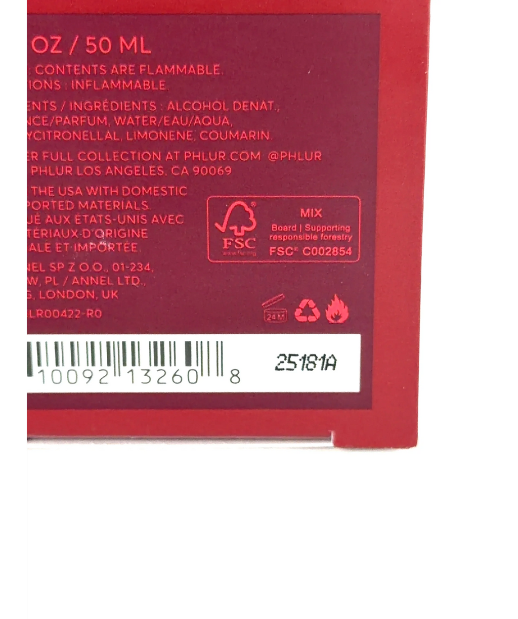 Phlur Cherry Stem Eau de Parfum 50ml, size 50ml — detail