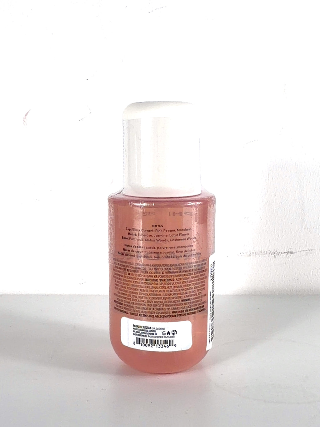 Phlur Paradise Nectar Hair & Body Fragrance Mist, size 240ml — back