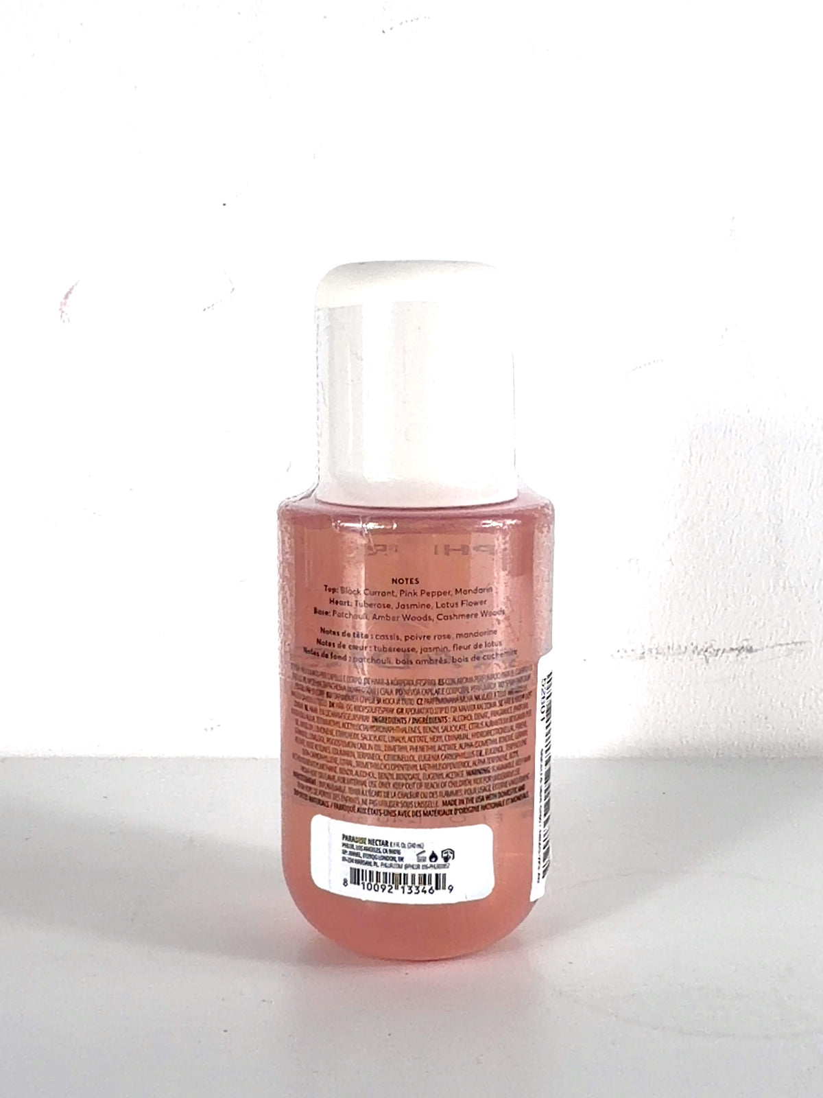 Phlur Paradise Nectar Hair & Body Fragrance Mist, size 240ml — back