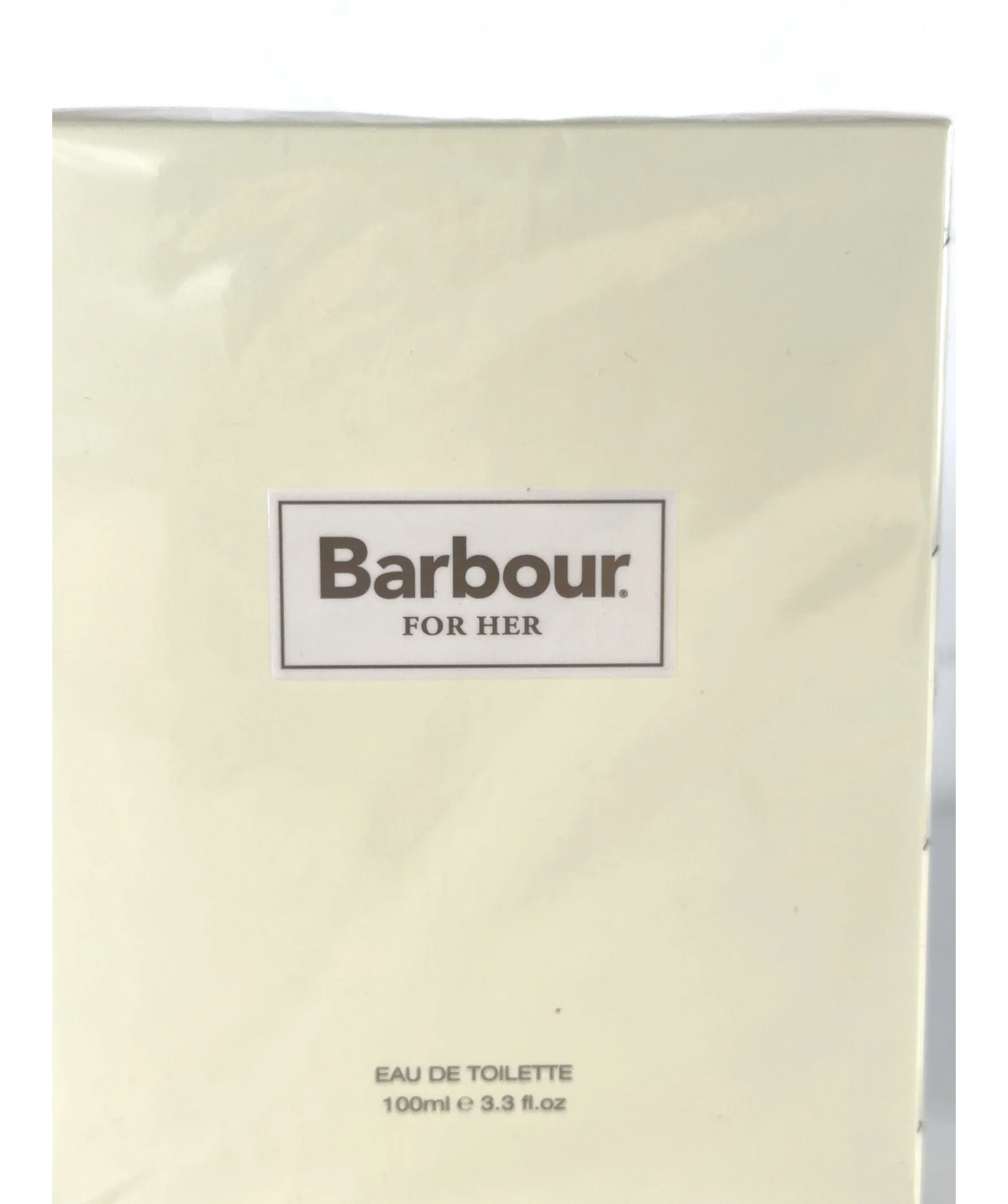 Barbour Shade, size 100ml — label