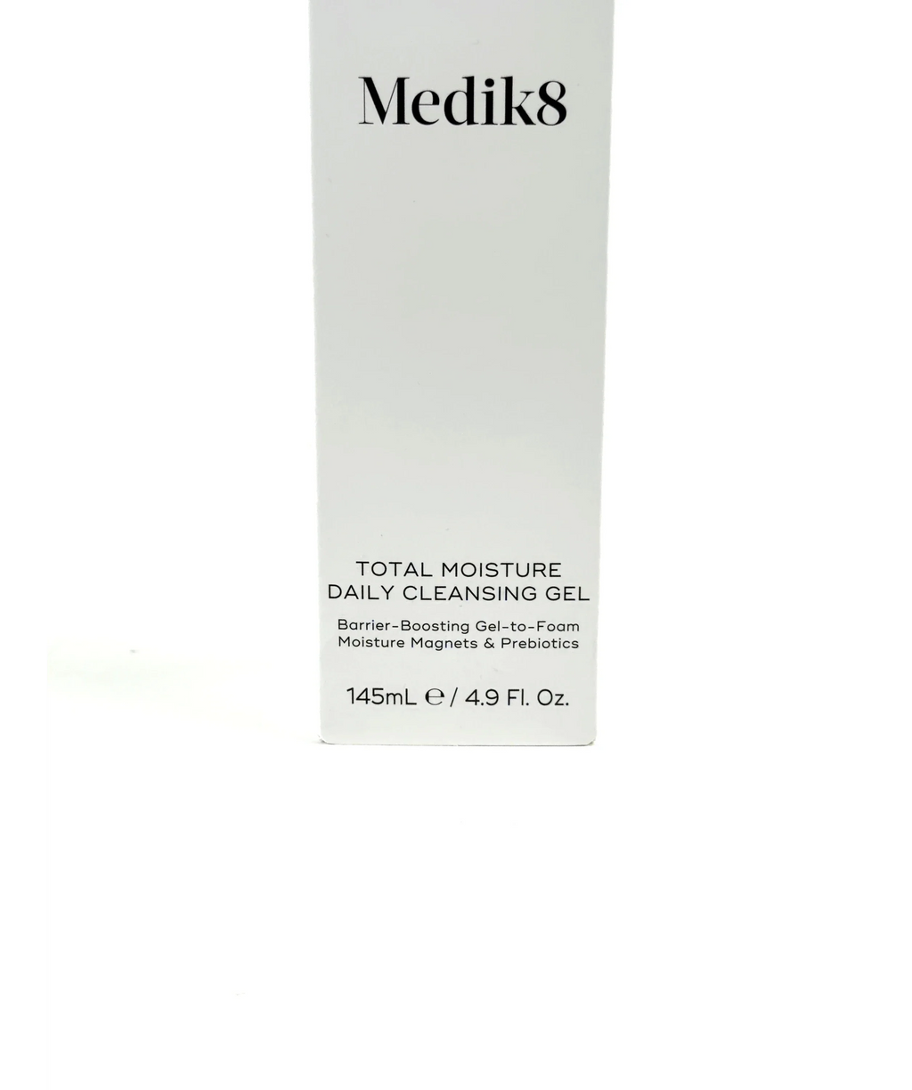 medik8 Total Moisture Daily Cleansing Gel, size 145ml — care label