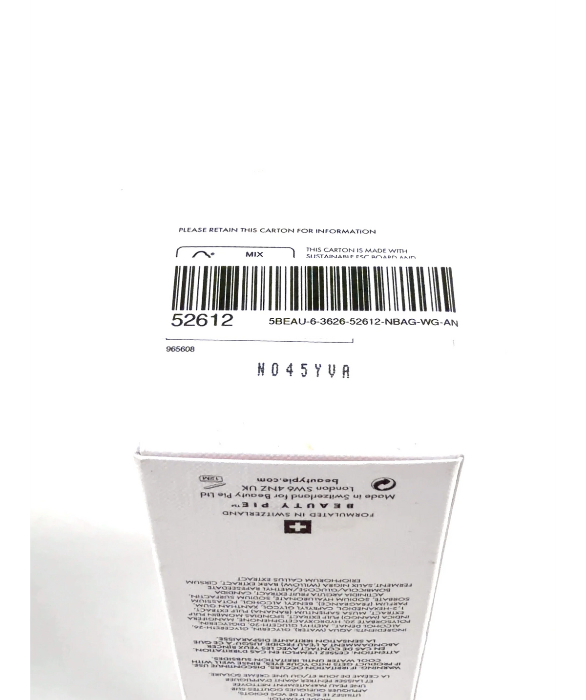 Beauty Pie Shade, size 50ml — detail