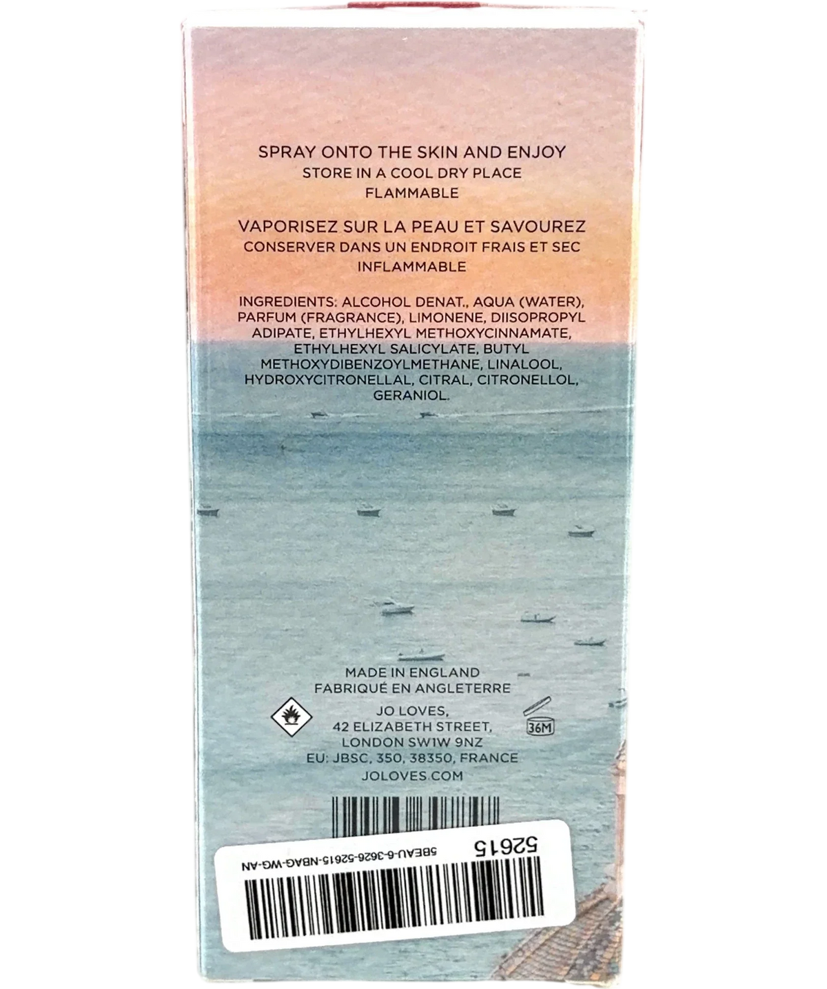 Jo Loves With Love From Positano Eau de Parfum 100ml — Back