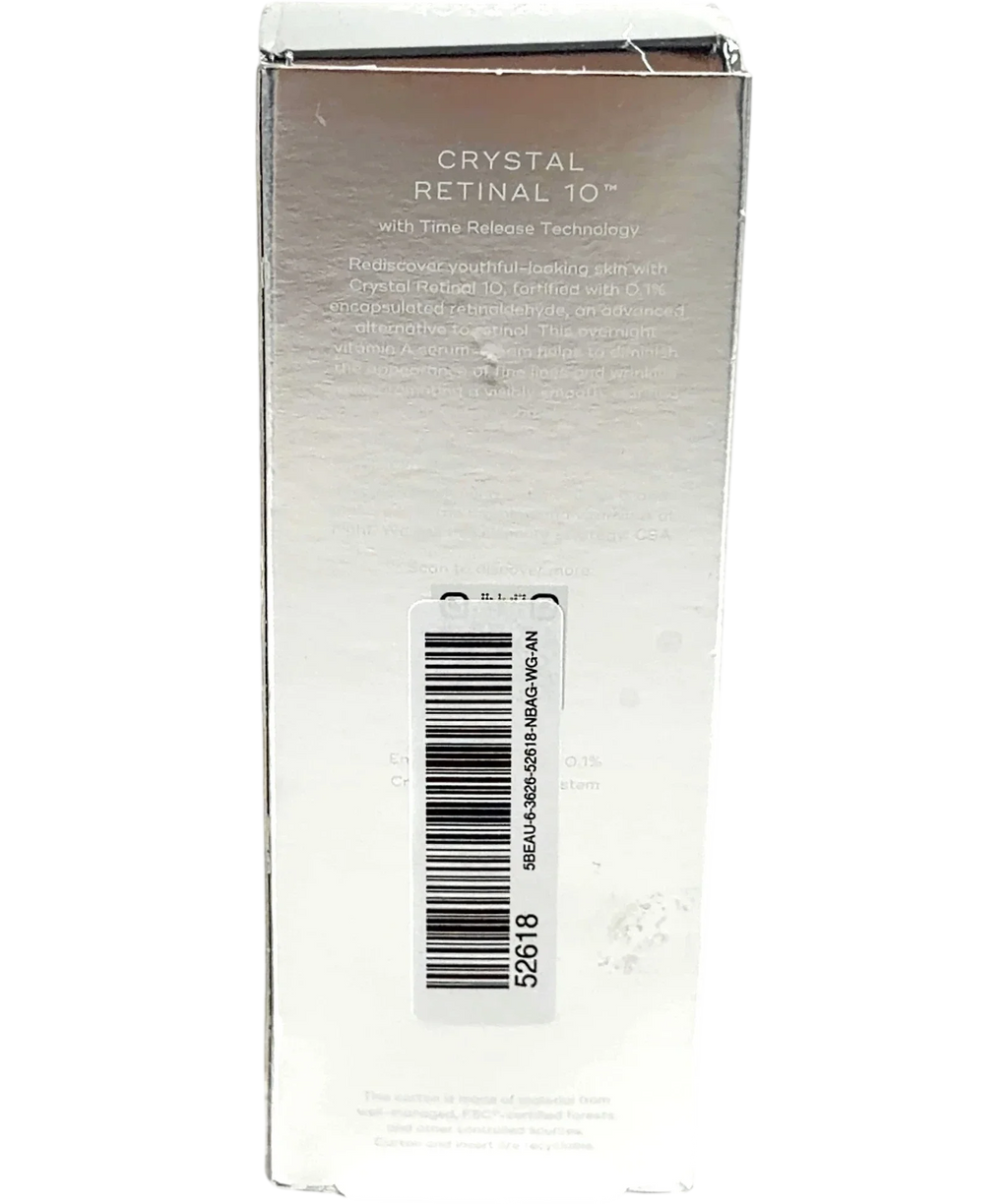 medik8 Crystal Retinal 10, size 30ml — back
