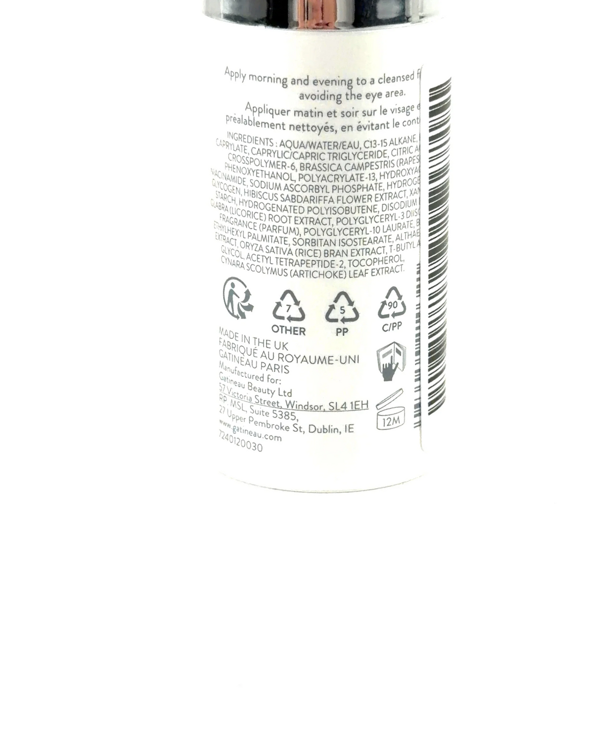 gatineau Gatineau Age Benefit Hyperpigmentation Repair Serum 30ml 30ml — Ingredients