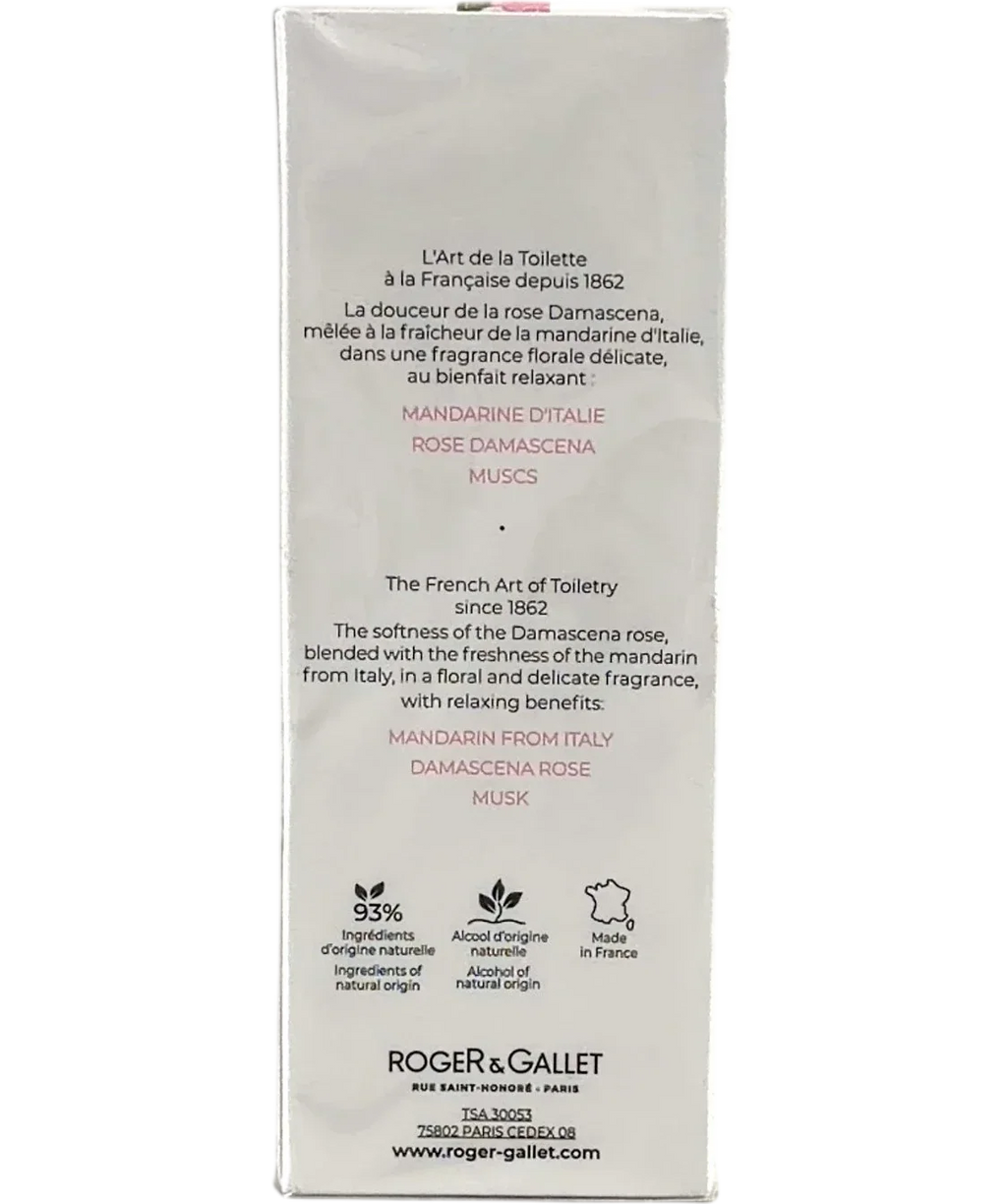 Roger & Gallet Rose Wellbeing Fragrant Water Pink 100ml — Back