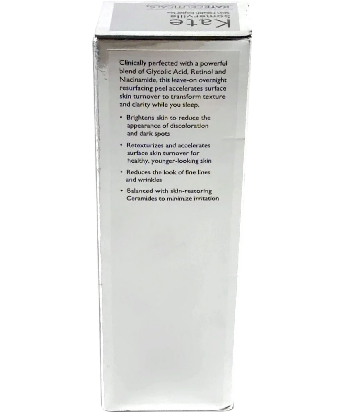 Kate Somerville KateCeuticals Resurfacing Overnight Peel, size 30ml — back