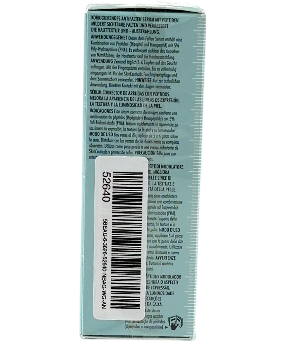 skinceuticals SkinCeuticals P-TIOX Wrinkle-Modulating Peptide Serum 30ml, size 30ml — back
