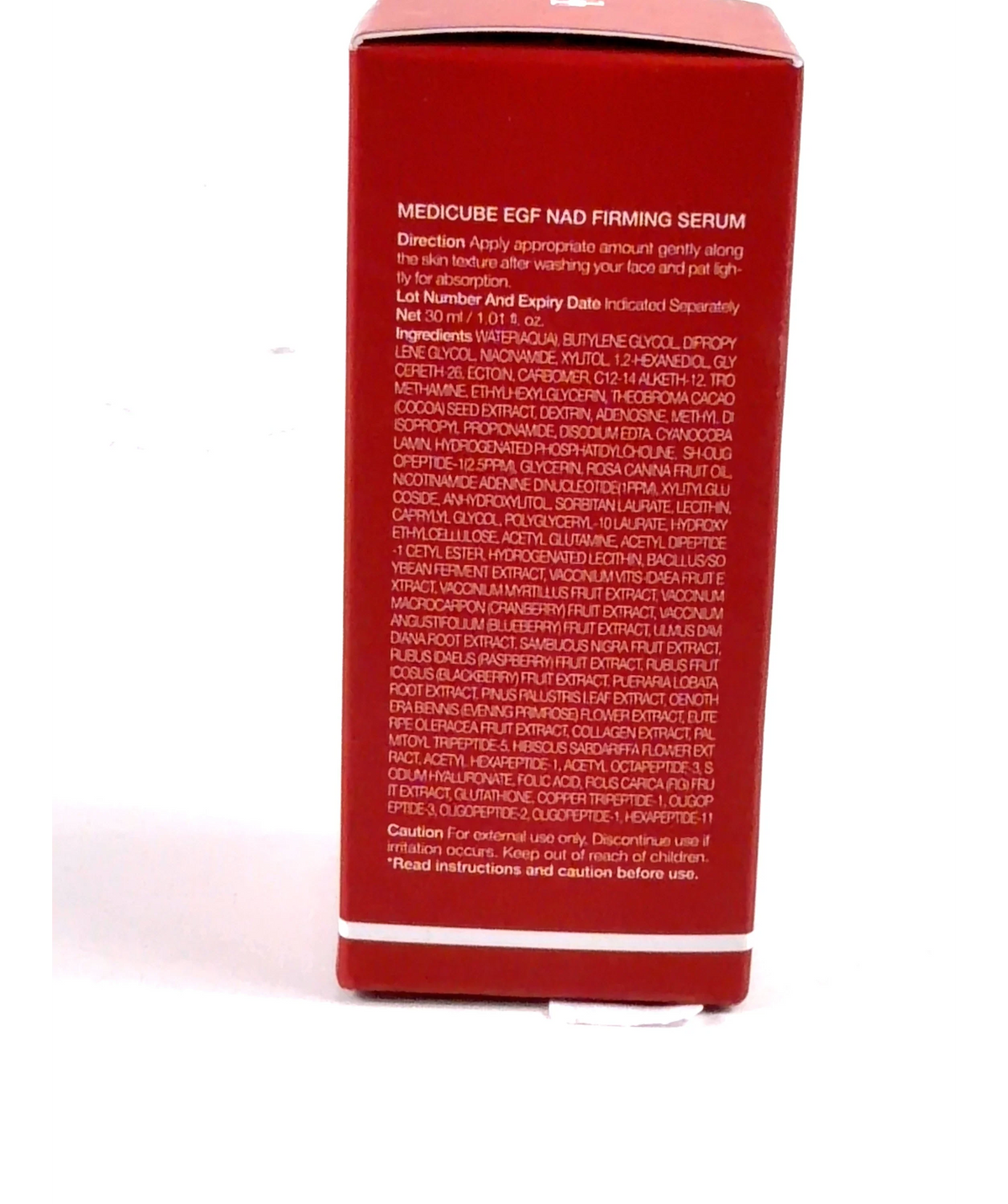 Medicube EGF NAD Firming Serum 30ml — Ingredients