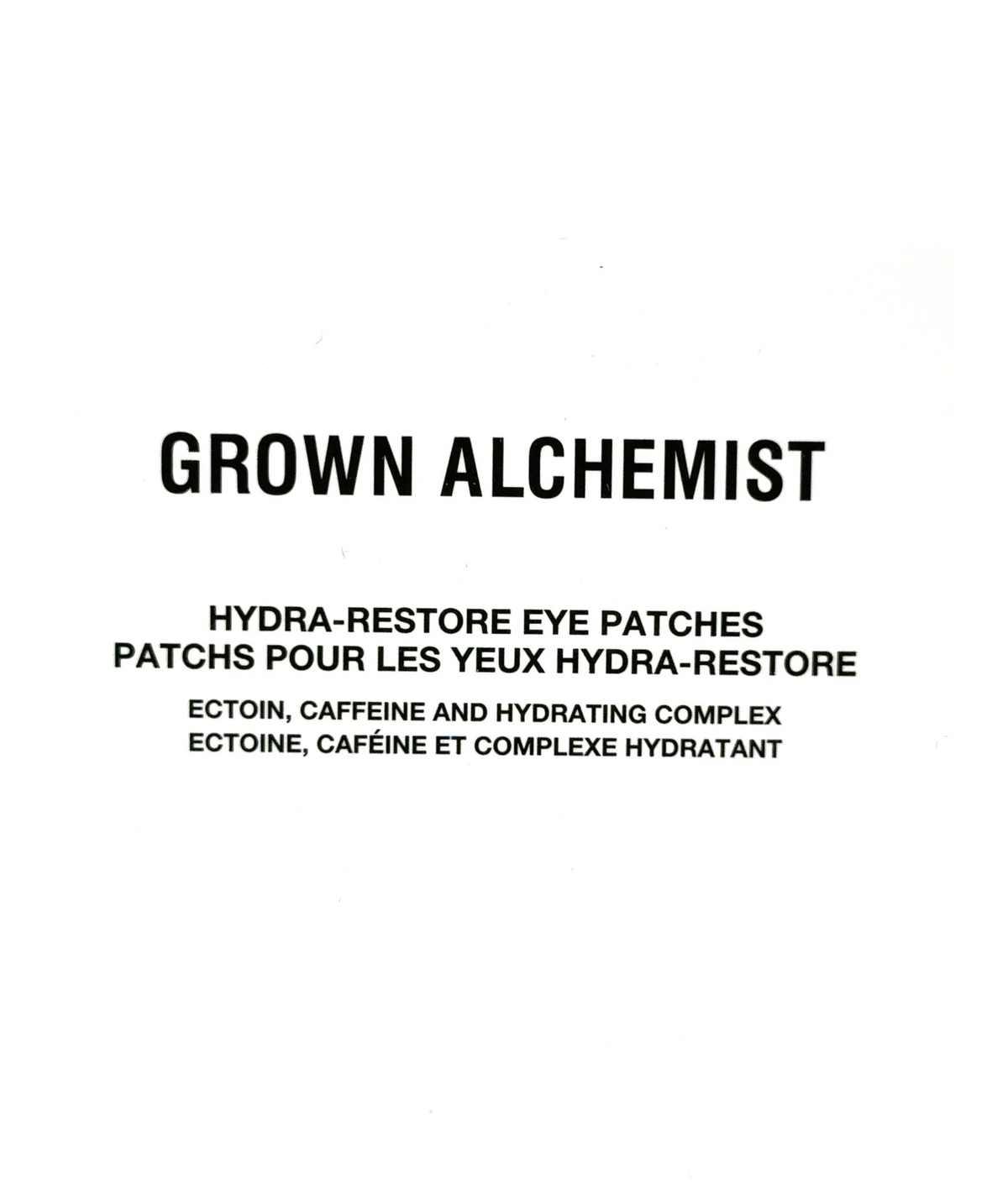 Grown Alchemist Grown Alchemist Hydra-Restore Eye Patches 8 Pairs, size X8 — label