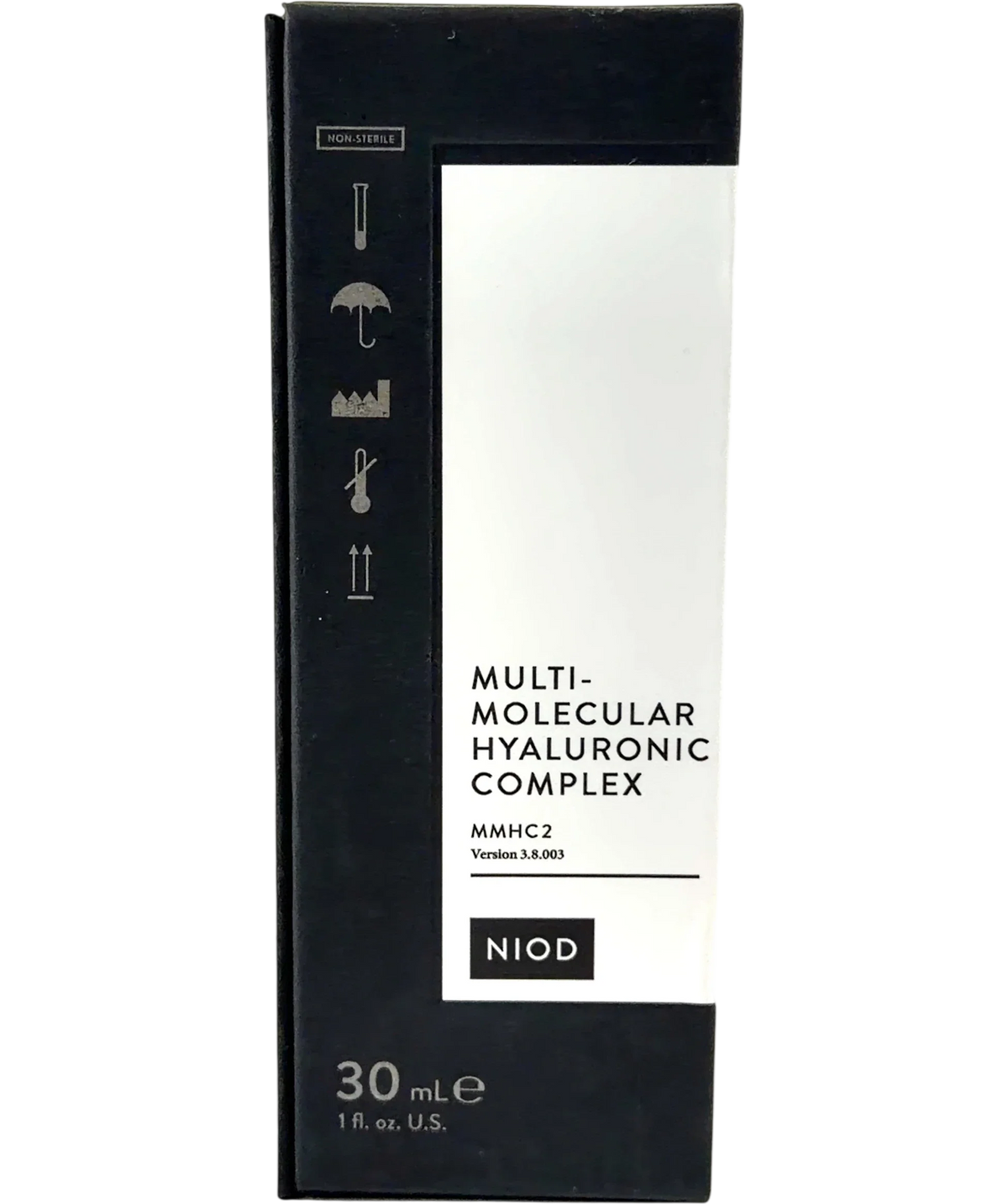 NIOD MULTI-MOLECULAR HYALURONIC COMPLEX, size 30ml — front