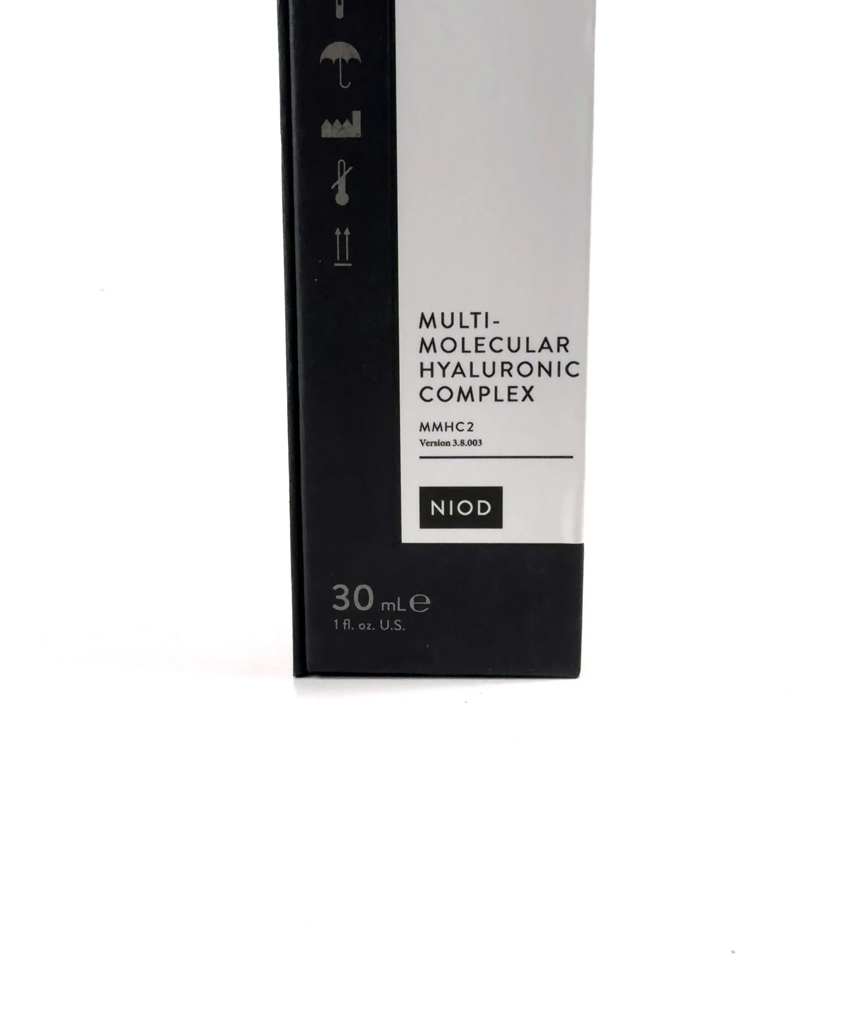 NIOD MULTI-MOLECULAR HYALURONIC COMPLEX, size 30ml — care label