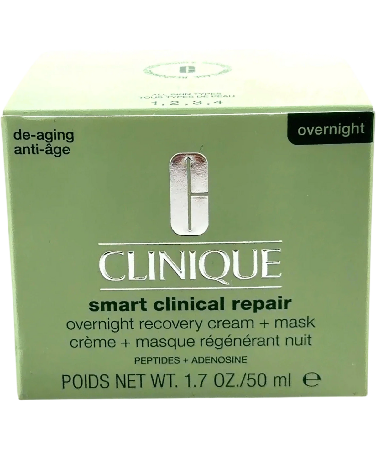 Clinique Clinique Smart Clinical Repair Overnight Recovery Cream + Mask 50ml, size 50ml — front
