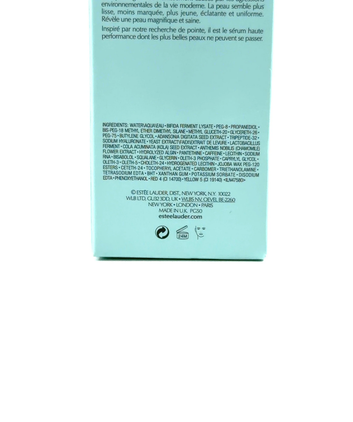Estée Lauder Advanced Night Repair Multi-Recovery Complex Serum 50ml — Ingredients