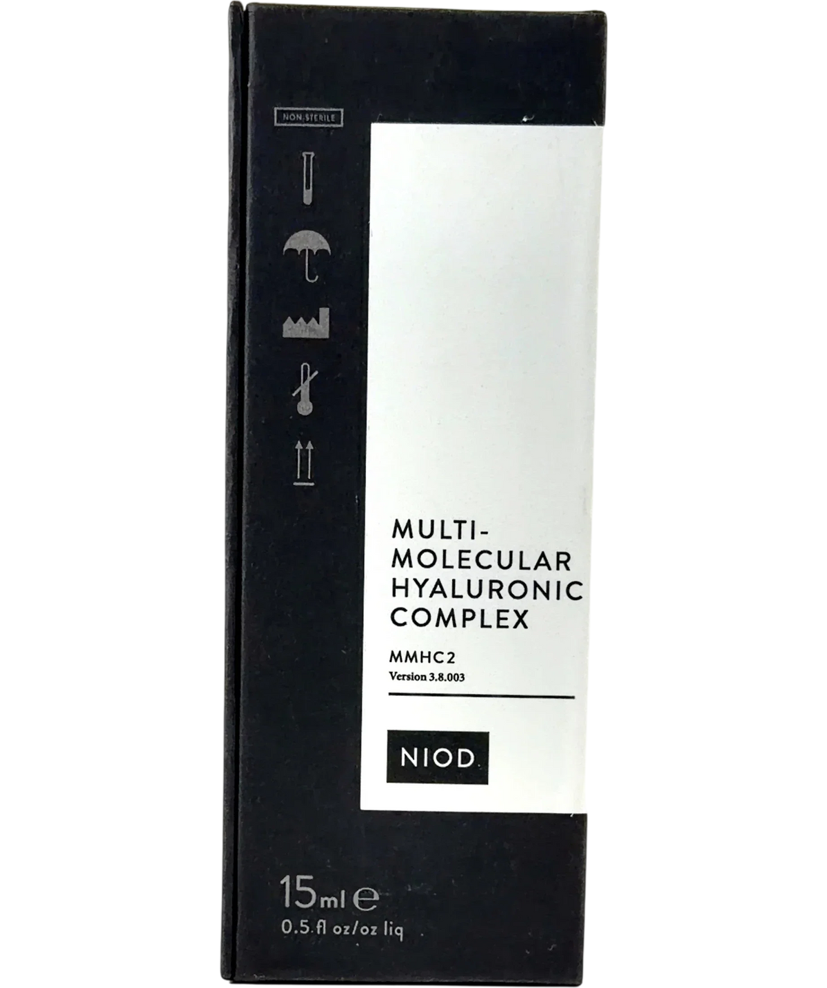 NIOD Multi-Molecular Hyaluronic Complex (MMHC2), size 15ml — front