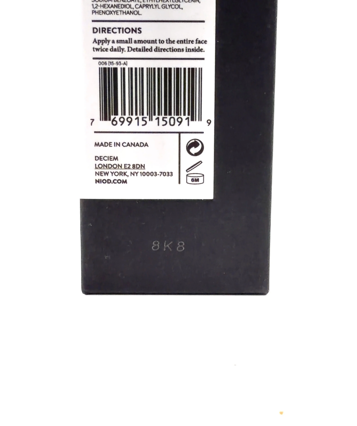 NIOD Multi-Molecular Hyaluronic Complex (MMHC2), size 15ml — detail