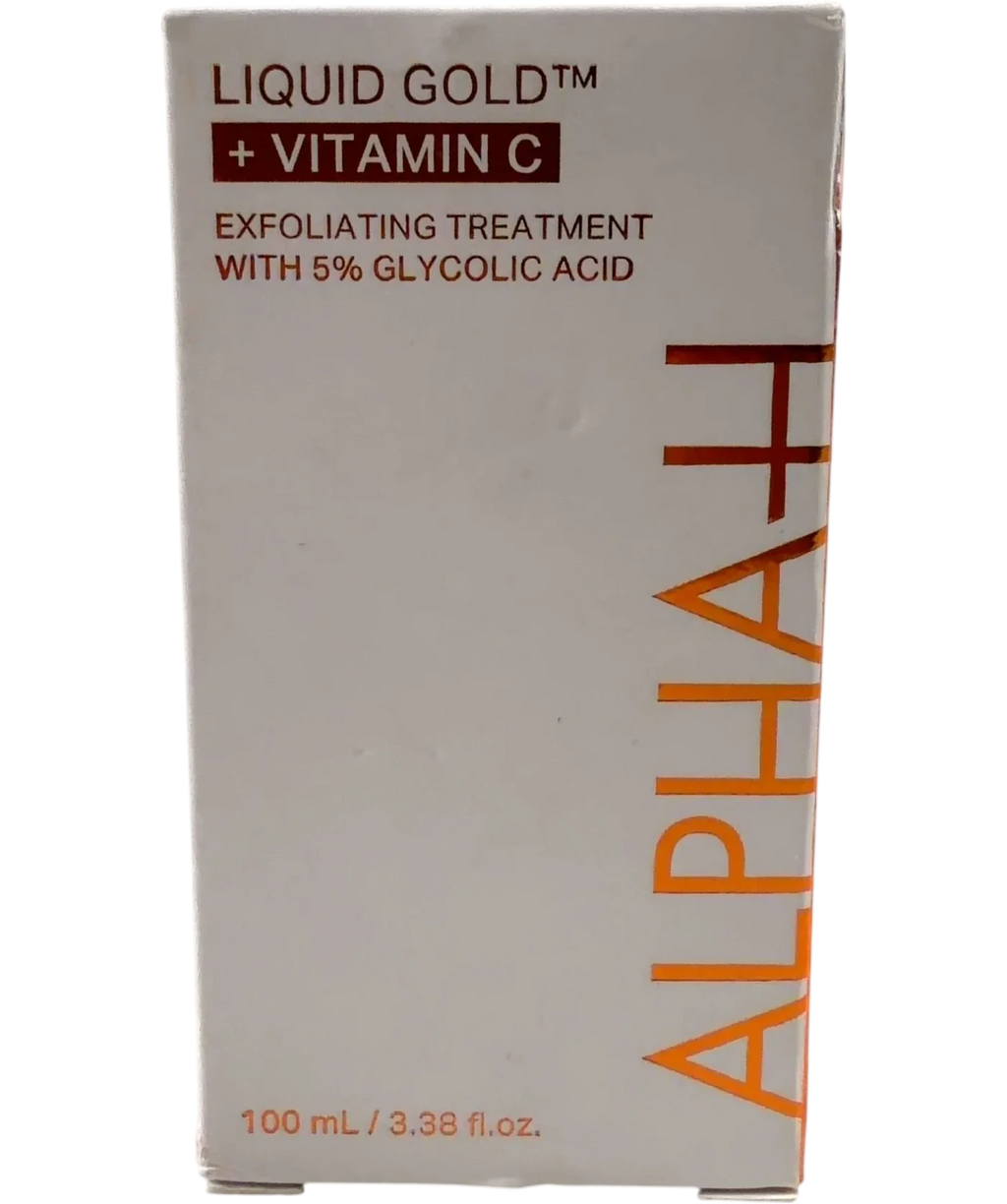 Alpha-h Alpha-H Liquid Gold + Vitamin C Exfoliating Treatment 100ml, size 100ml — front
