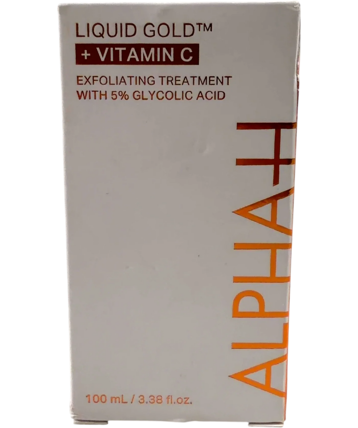 Alpha-h Alpha-H Liquid Gold + Vitamin C Exfoliating Treatment 100ml, size 100ml — front