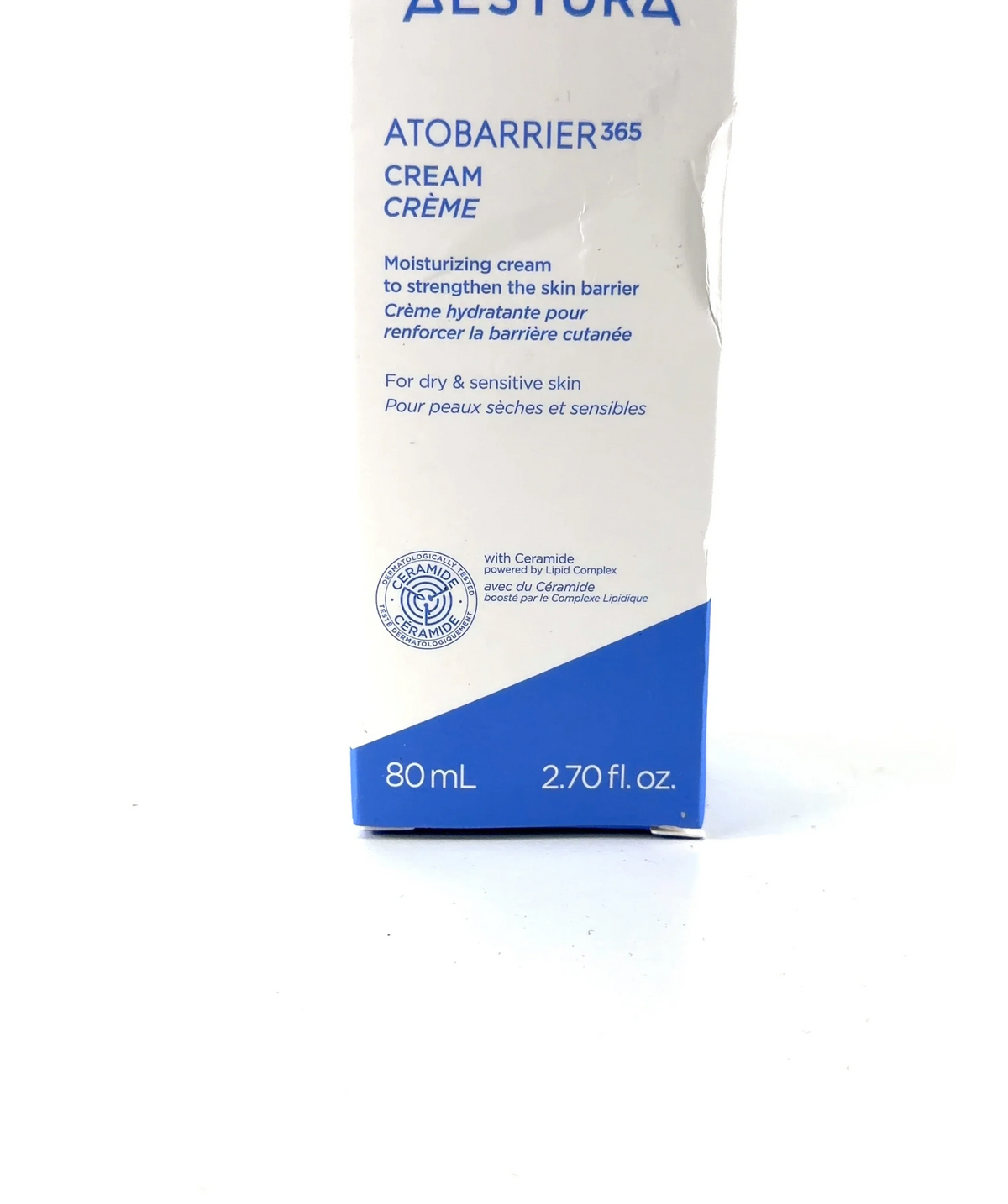 Aestura Atobarrier 365 Cream, size 80ml — care label