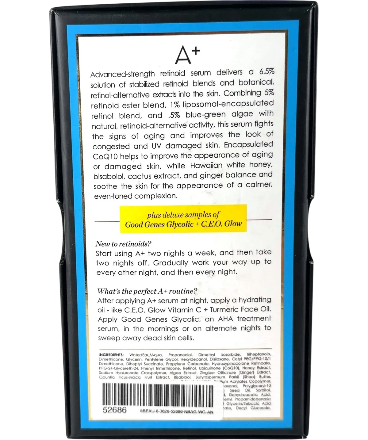 Sunday Riley Sunday Riley A+ High-Dose Retinoid Serum 30ml, size 30ml — back