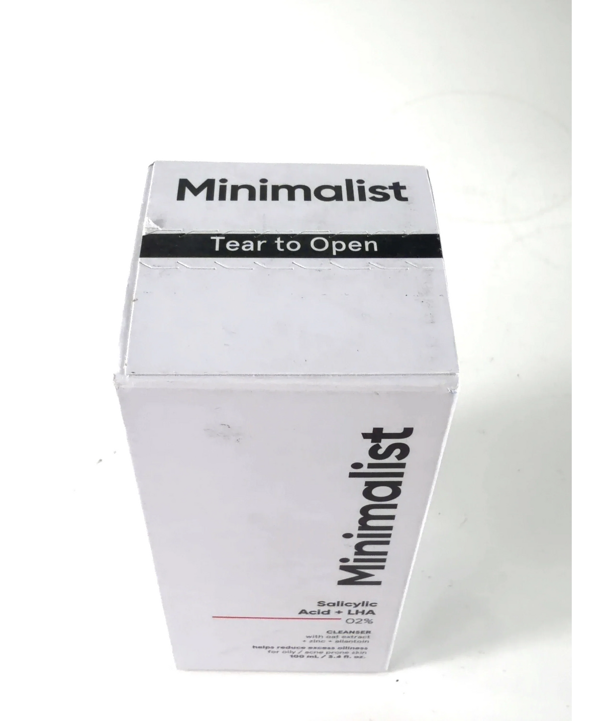 Minimalist Shade, size 100ml — label