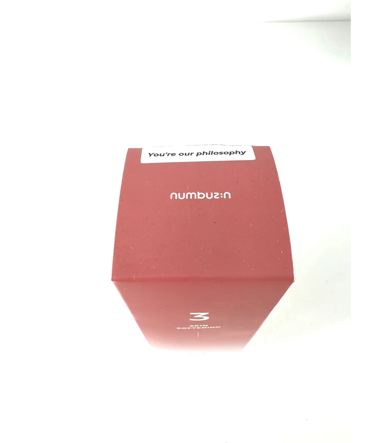 numbuzin No.3 Skin Softening Serum, size 50ml — label