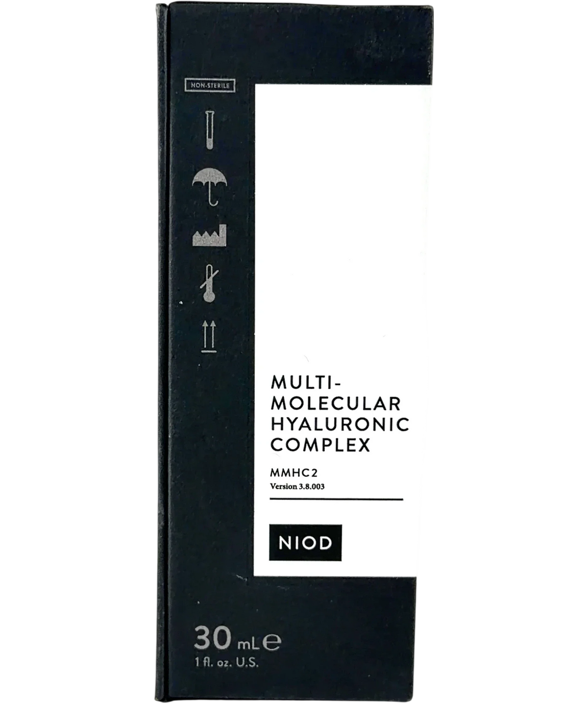 NIOD Multi-Molecular Hyaluronic Complex, size 30ml — front