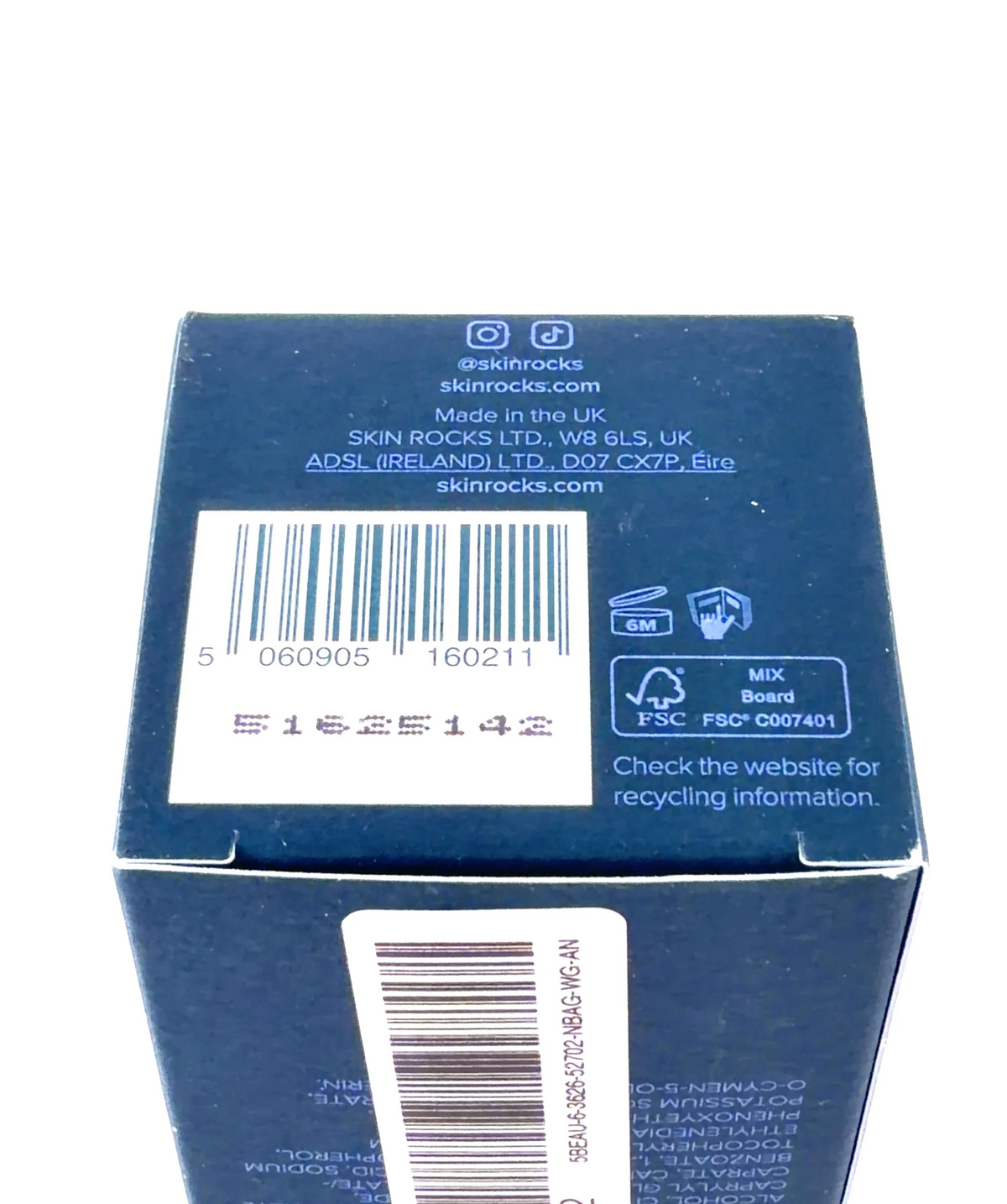 Skin Rocks by Caroline Hirons The Eye Cream 15ml — Batch number or expiry date