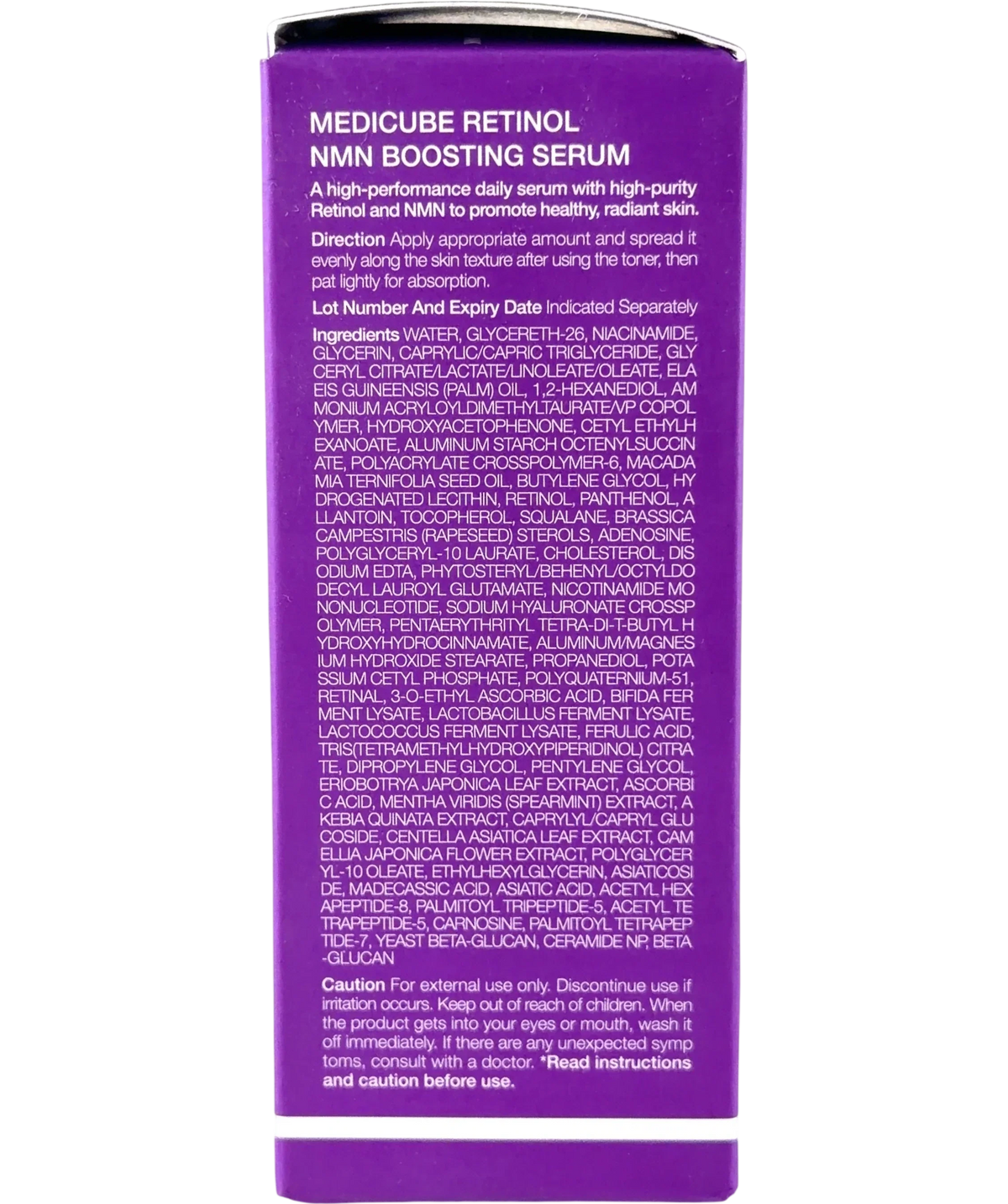 Medicube Retinol NMN Boosting Serum 1.9% 30ml — Back