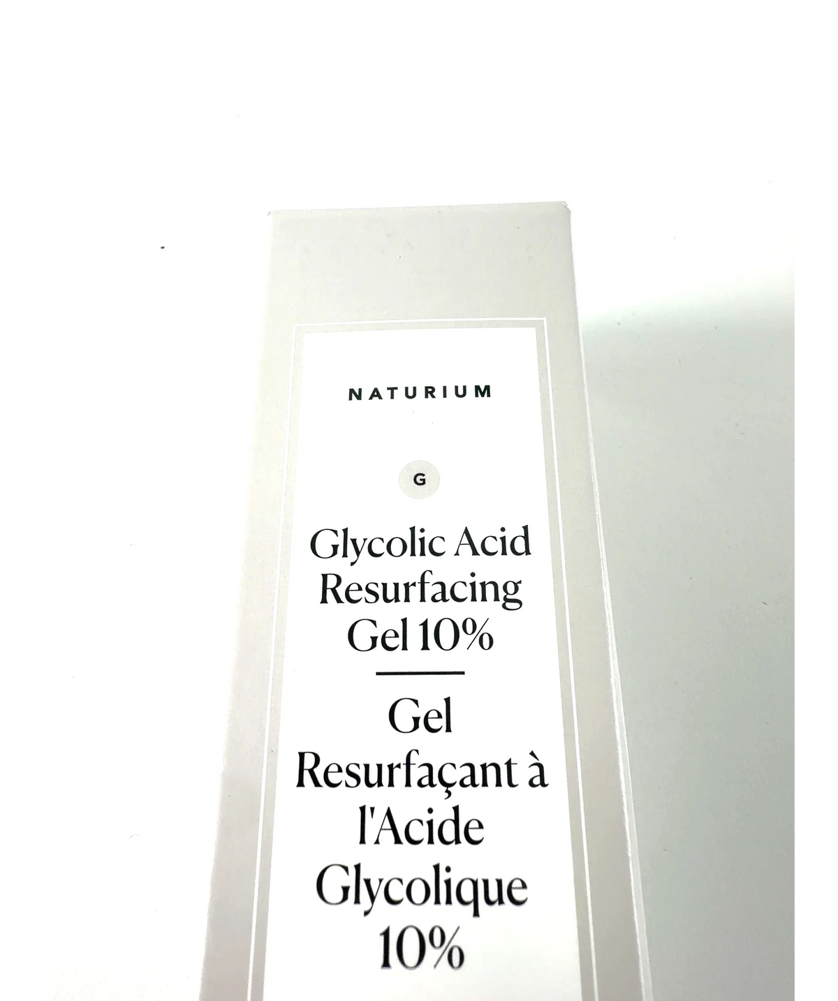 naturium Glycolic Acid Resurfacing Gel 10%, size 88.7ml — label