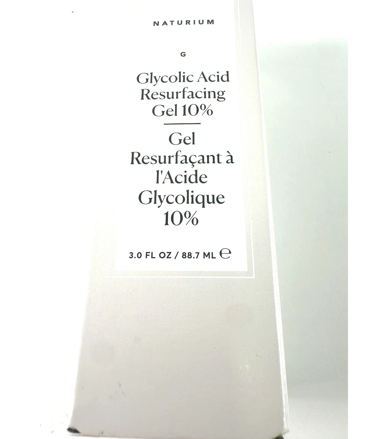 naturium Glycolic Acid Resurfacing Gel 10%, size 88.7ml — care label